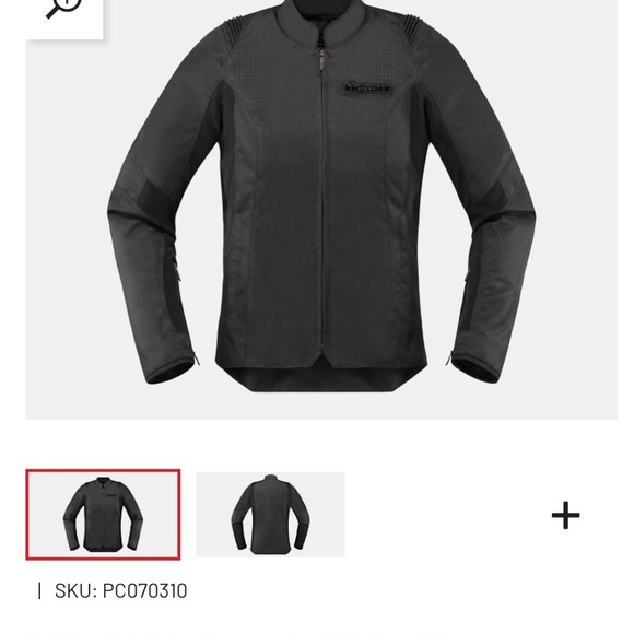 ICON OVERLOAD STEALTH Woman’s bike jacket 2XL - Picture 6 of 7